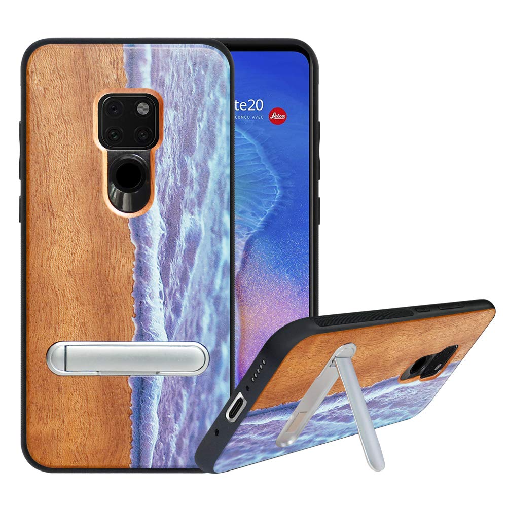 HHDY Compatible with Huawei Mate 20 Case with Metal Kickstand